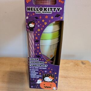 Hello Kitty Color Changing Tumbler Set